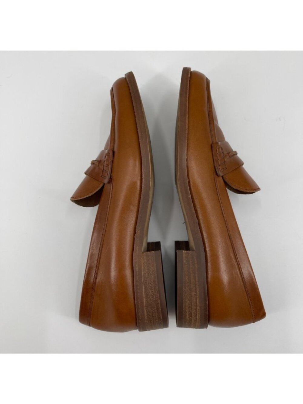 Madewell The Elinor Loafer Dark Chestnut Brown Leather Classic Preppy - Picture 3 of 11